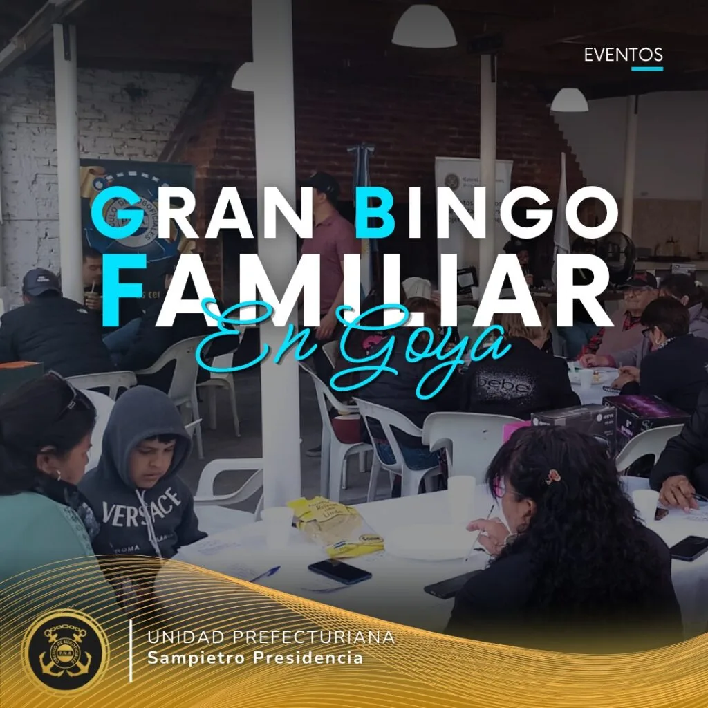 Gran Bingo Familiar en Goya: OTRA jornada de encuentro, camaradería y alegría