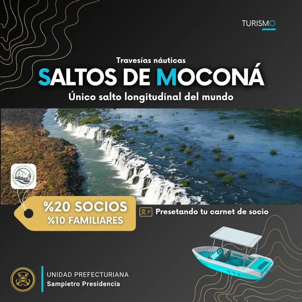 Turismo en Misiones: beneficios para asociados en las travesías náuticas de los Saltos del Moconá